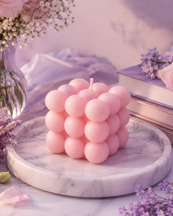 Bubble Cube Candle