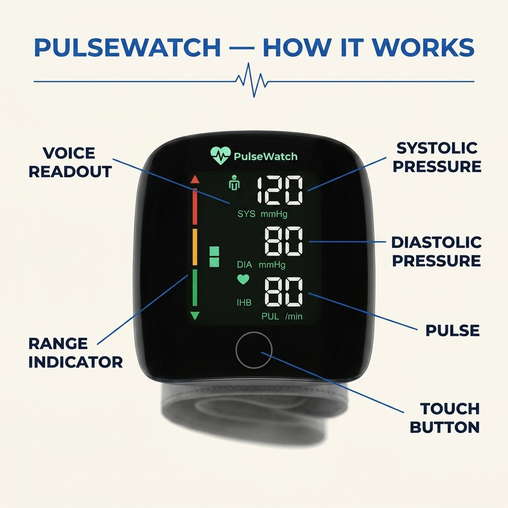 WorryLess Blood Pressure Monitor