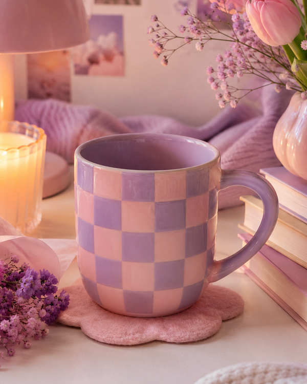 Checkered Pastel Mug